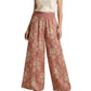 👖 🌸 Damens Palazzo-Hose mit Blumenprint & weitem Bein – Bequem, luftig & perfekt für warme Tage ✨