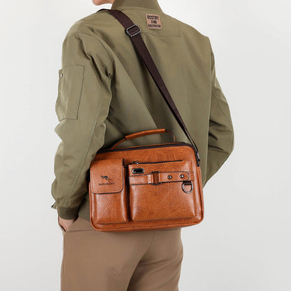 Herren-Freizeithandtasche für die Schulter Messenger Bag