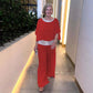 💥Begrenzte Zeit 50% Rabatt💥Elegantes zweiteiliges Set im Colorblock-Stil mit Pailletten