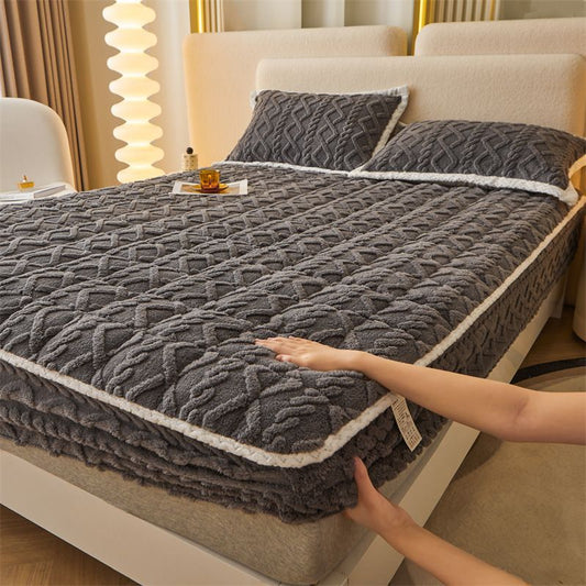 ⏳ Letzter Tag: 37 % auf das gesamte Sortiment!❄️🛌Wärmendes Flanell-Spannbetttuch - Aus weichem Baumwoll-Flanell mit hoher Taschenhöhe & rutschfesten Gummizügen für Komfort zu jeder Jahreszeit