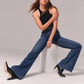 Maximal 50 % Rabatt!💥Ultrahoch taillierte Stretch-Schlaghosen👖
