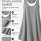 🔔 Letzte 100 Stück – solange der Vorrat reicht! Lässiges, lockeres, ärmelloses Tanktop-Kleid in Layering-Optik für Damen