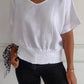 🔥Sommer-Hot-Sale 49% Rabatt🔥Bequemes tailliertes T-Shirt mit V-Ausschnitt