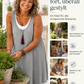 🔔 Letzte 100 Stück – solange der Vorrat reicht! Lässiges, lockeres, ärmelloses Tanktop-Kleid in Layering-Optik für Damen