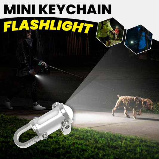 🔥Heißer Verkauf 40% OFF🌟1200LM Superhelle Mini-Schlüsselanhänger-Taschenlampe Wasserdicht