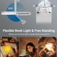 📖USB wiederaufladbare Buch-LED-Leuchte mit Clip zum Lesen im Bett