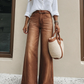 Beinverlängernde Wide-Leg Jeans