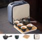 🍵Mit 4 Tassen und Reisetasche 🛍️ 2024 neuer Teebereiter mit 360°-Drehung