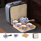 🍵Mit 4 Tassen und Reisetasche 🛍️ 2024 neuer Teebereiter mit 360°-Drehung