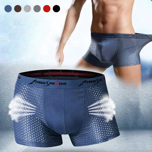 💥💥Atmungsaktive Mesh-Boxershorts für Herren