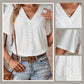 🎁 Hot Sale 49% RABATT ⏳ Neue Damen-Bluse mit kurzen Ärmeln 🔥 Oster-Rabattaktion!