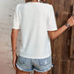 🎁 Hot Sale 49% RABATT ⏳ Neue Damen-Bluse mit kurzen Ärmeln 🔥 Oster-Rabattaktion!