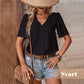 🎁 Hot Sale 49% RABATT ⏳ Neue Damen-Bluse mit kurzen Ärmeln 🔥 Oster-Rabattaktion!