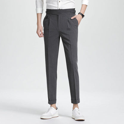 Herren High-End Sommer Casual Business Straight-leg Pants
