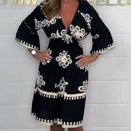 60% Rabatt 👗 Bedrucktes Sommerkleid für Damen