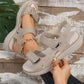 💥Heißer Verkauf – 50% RABATT🔥Damen-Keilsandalen mit Klettverschluss