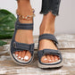 💥Heißer Verkauf – 50% RABATT🔥Damen-Keilsandalen mit Klettverschluss
