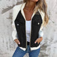 Neue modische kreative Denim-Spleißjacke für Damen
