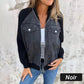 Neue modische kreative Denim-Spleißjacke für Damen
