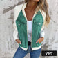 Neue modische kreative Denim-Spleißjacke für Damen