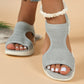 🎉 Halbpreis-Party! 🌺Bequeme atmungsaktive flache Sandalen mit offener Zehe für Damen im Sommer