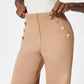 49% Rabatt!!!🥰 Damen-Plus-Size-Hochdehnbare Hochtaillen-Hosen mit weitem Bein