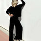 💖Neue Styles und Jahreszeiten 💥Elegantes zweiteiliges Strickset für Damen