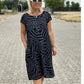 🌸Lässiges Boho-Vintage-Kleid mit Print🌈