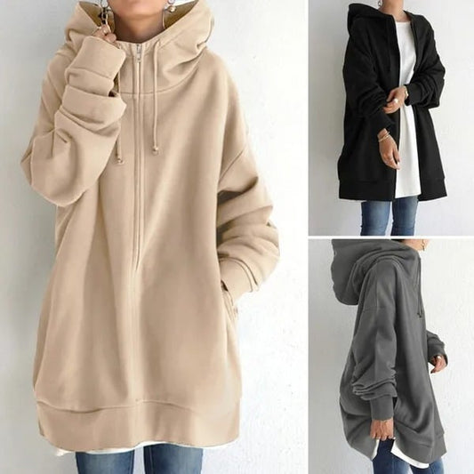 🌷Damen Herbst/Winter Zip-Hoodie