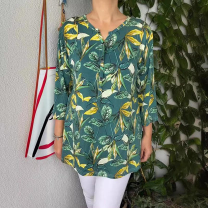 💥Zeitlich begrenzt 60 % RABATT 💕Lässiger Pullover mit V-Ausschnitt und Knopfleiste für Frauen🌸