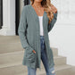 🍂Frühherbst-Specials 50% RABATT🥰Lässiger langärmeliger Strickmantel für Damen mit offener Vorderseite