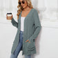 🍂Frühherbst-Specials 50% RABATT🥰Lässiger langärmeliger Strickmantel für Damen mit offener Vorderseite