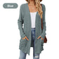 🍂Frühherbst-Specials 50% RABATT🥰Lässiger langärmeliger Strickmantel für Damen mit offener Vorderseite