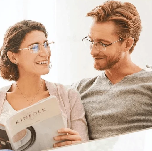 Saphir hohe Härte Anti-Blau progressive Fern-und Nah-Doppelt-Nutzung-Lesebrille( Kaufen Sie 1 und erhalten Sie 1 gratis)