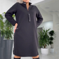 📢📢50%Rabatt!!!🎉✨Lässiges, lockeres, übergroßes Midikleid für Damen