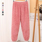 Das beste Geschenk! Thermische und bequeme Pyjamahose aus Kunstplüsch für Damen