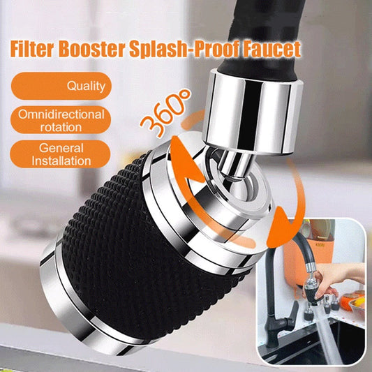 Um 360 Grad drehbarer Anti-Spritz-Wasserhahnfilter