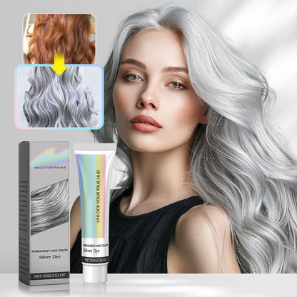 💥Heißer Verkauf 50% Rabatt🌿2-in-1-Silber-Haarfarbe mit natürlichem Essenz-Extrakt