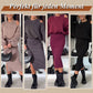 🍂Damen-Set mit Sweatshirt mit schrägen Schultern und ärmellosem Kleid💕
