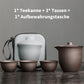 Zisha-Teekanne-Set mit Aufbewahrungstasche für Reisen