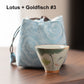 Klassisch bemalte, glatte, glasierte Keramik-Teetasse