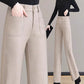 Bis zu 49% Rabatt🔥Hochtaillierte Thermohose mit geradem Bein für Frauen