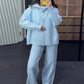 Lässiges 2-teiliges Strick-Outfit für Frauen