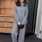 Lässiges 2-teiliges Strick-Outfit für Frauen