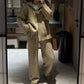 Lässiges 2-teiliges Strick-Outfit für Frauen
