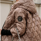 Kostenlose Lieferung-Frauen sagten, Patchwork-Baumwolljacke mit Kapuze für Herbst und Winter