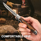 🔥 Großer Sale 50% RABATT🔥🗡️Faltmesser mit Holzgriff für Arbeit, Wandern & Camping ⛺ Kaufe 1, erhalte 1 gratis