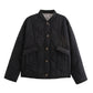 ❄️Winterschlussverkauf 49% Rabatt🔥Damenmode Warm Button Down Cropped Jacke