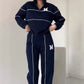 💖Lässiges Sweatshirt 2-teiliges Set mit Linie ✈️ Kostenloser Versand✈️