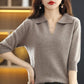 ⏰Nur heute Angebot!🔥Damen-Strickpullover mit V-Ausschnitt